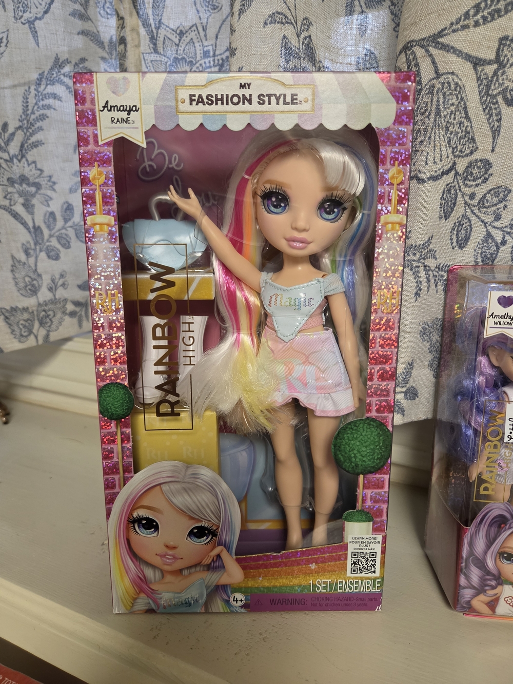 Rainbow High Amaya Raine Doll - Pastel Multi-Color Fashion Doll